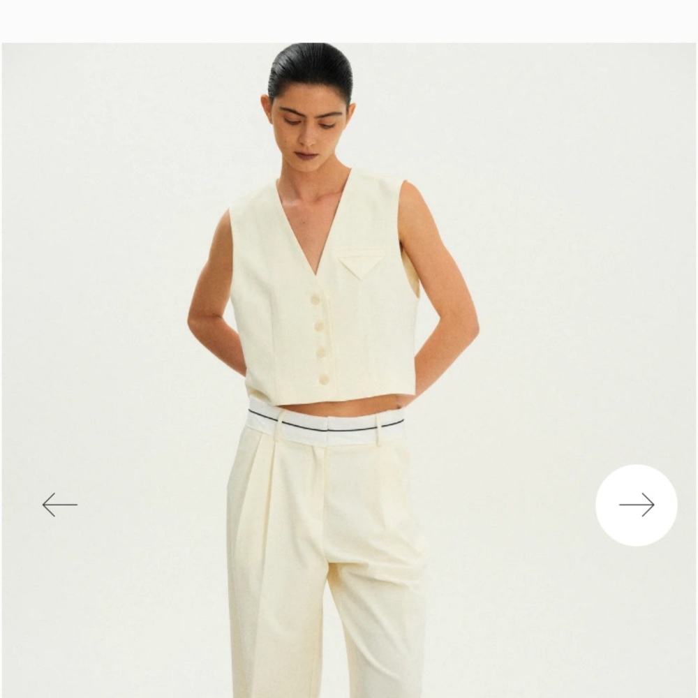 Source Unknown tailored suit vest